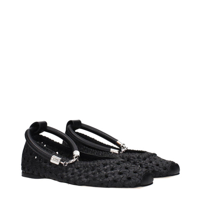 Max Mara – Schwarze Ballerinas aus Leder