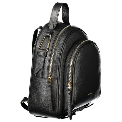 Coccinelle Schwarzer Lederrucksack
