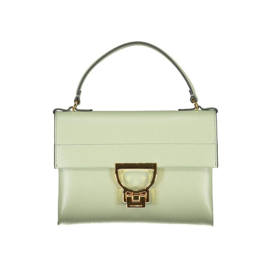 Sac à main en cuir vert Coccinelle