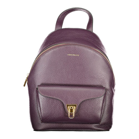 Coccinelle Lila Leder Damen Rucksack