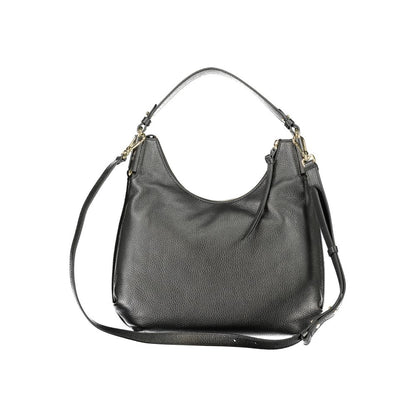 Sac à main en cuir noir Coccinelle