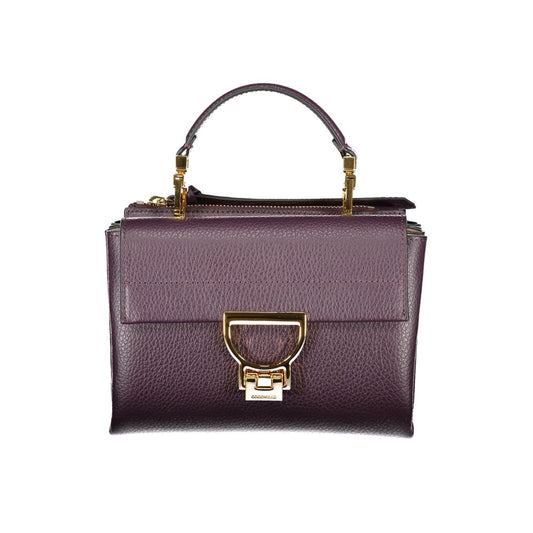 Sac à main Coccinelle en cuir violet pour femme