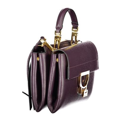 Sac à main Coccinelle en cuir violet pour femme