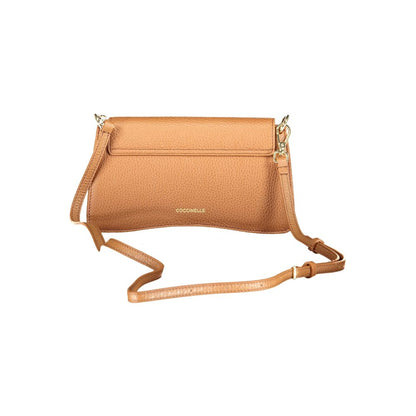 Sac à main en cuir marron Coccinelle