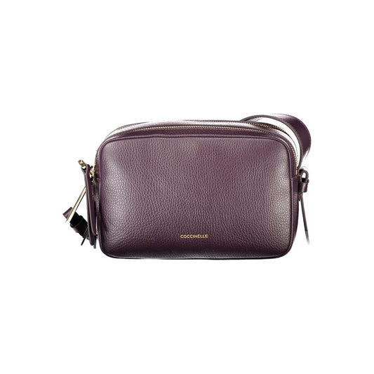 Sac à main Coccinelle en cuir violet pour femme