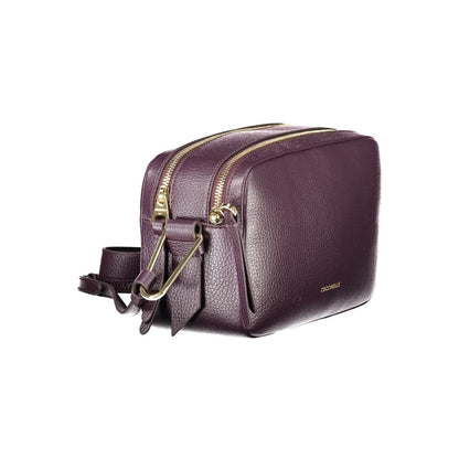 Sac à main Coccinelle en cuir violet pour femme