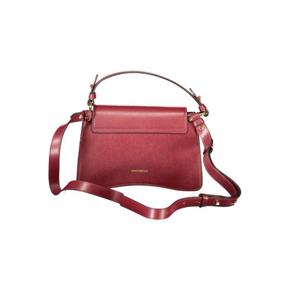 Sac à main Coccinelle en cuir violet pour femme