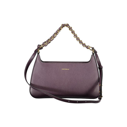 Sac à main Coccinelle en cuir violet pour femme
