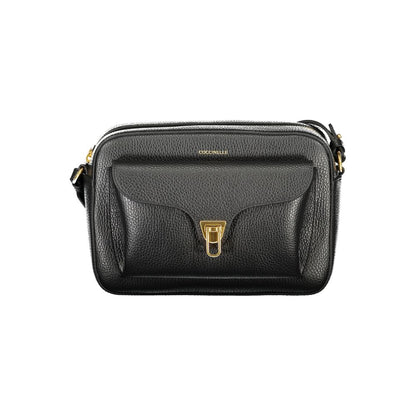Coccinelle Schwarze Leder Damen Handtasche