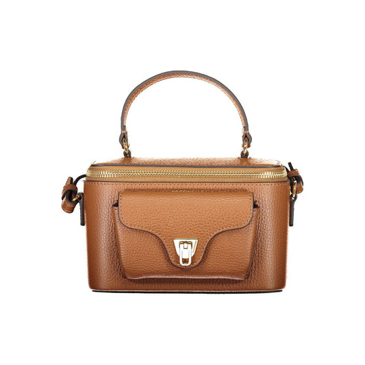Coccinelle Braune Leder Damen Handtasche
