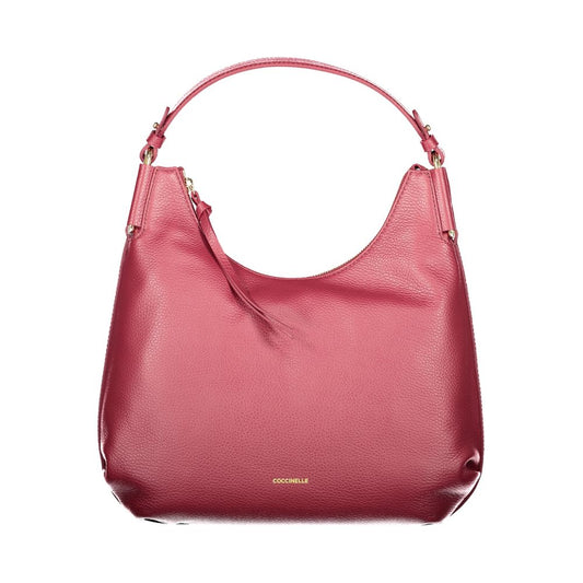 Sac à main Coccinelle en cuir violet pour femme
