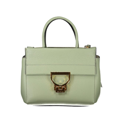 Sac à main en cuir vert Coccinelle