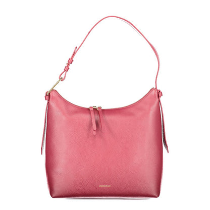 Sac à main Coccinelle en cuir violet pour femme