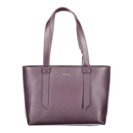 Sac à main Coccinelle en cuir violet pour femme