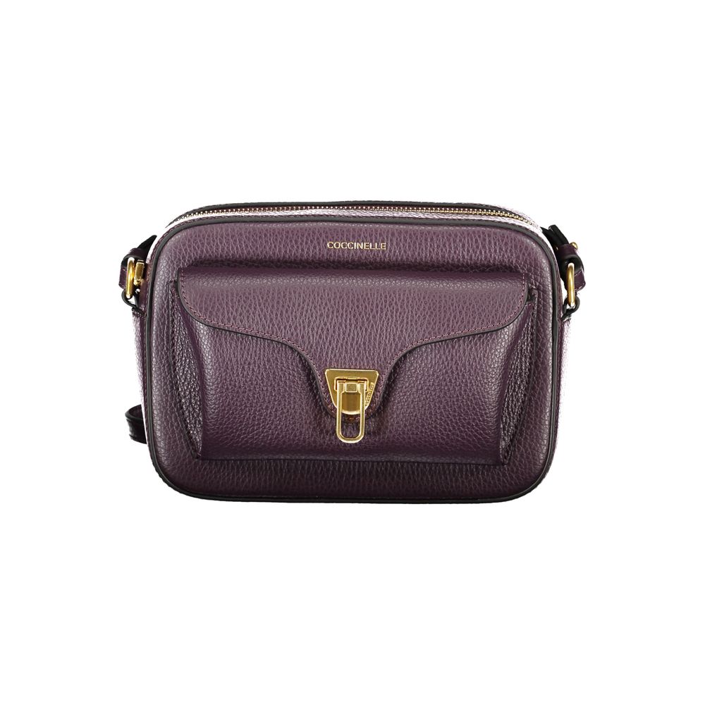 Sac à main Coccinelle en cuir violet pour femme