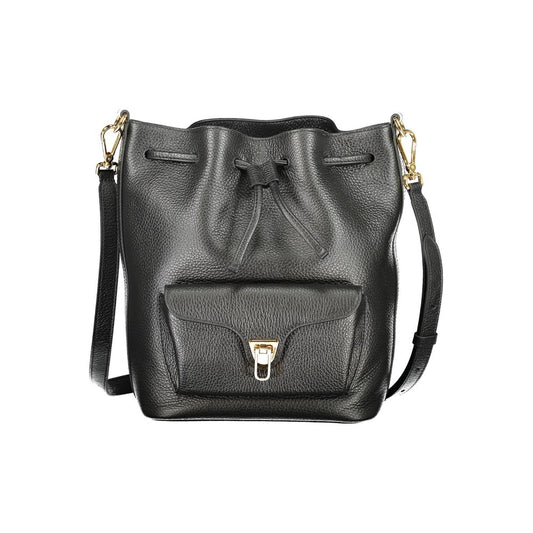 Coccinelle Schwarze Leder Damen Handtasche