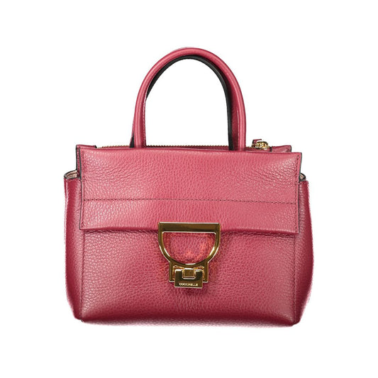 Sac à main Coccinelle en cuir violet pour femme