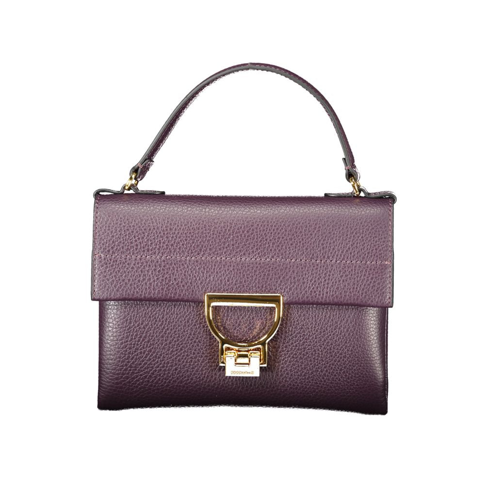 Sac à main Coccinelle en cuir violet pour femme