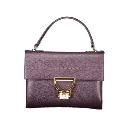 Sac à main Coccinelle en cuir violet pour femme
