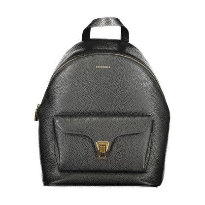 Coccinelle Schwarzer Leder Damen Rucksack