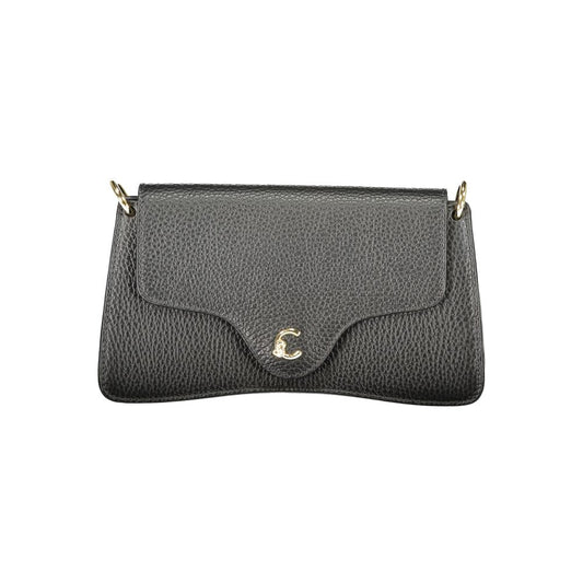 Sac à main en cuir noir Coccinelle