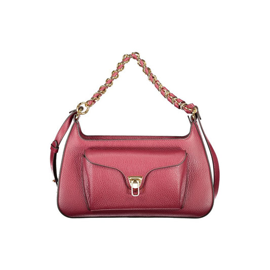 Sac à main Coccinelle en cuir violet pour femme