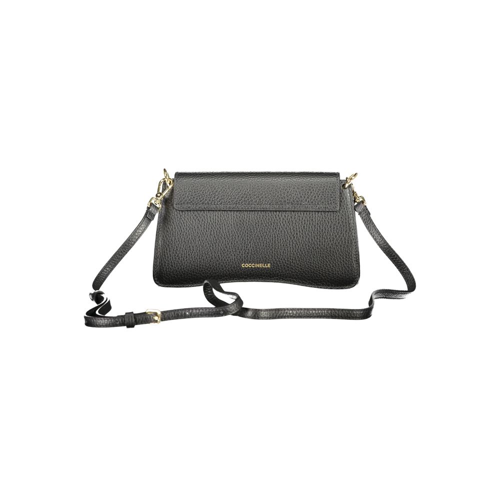 Coccinelle Schwarze Leder Damen Handtasche