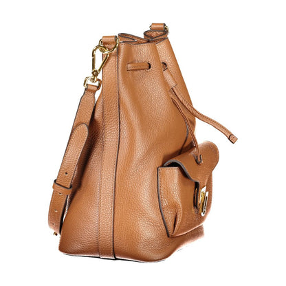 Sac à main en cuir marron Coccinelle