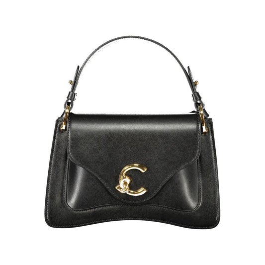 Sac à main en cuir noir Coccinelle