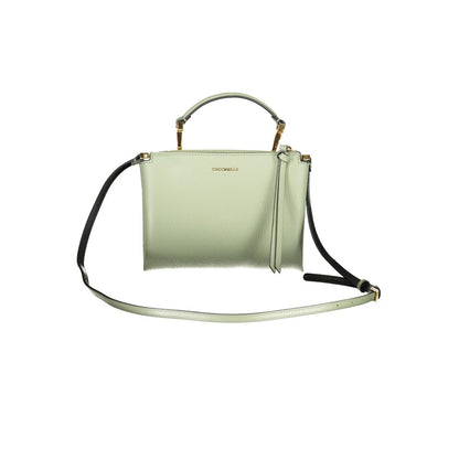 Sac à main en cuir vert Coccinelle