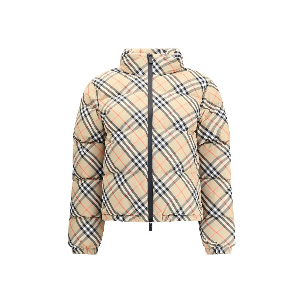 Veste en duvet à carreaux