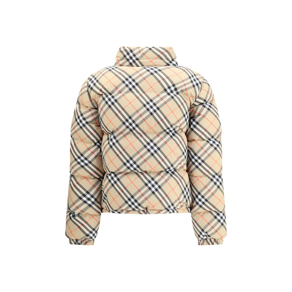Veste en duvet à carreaux