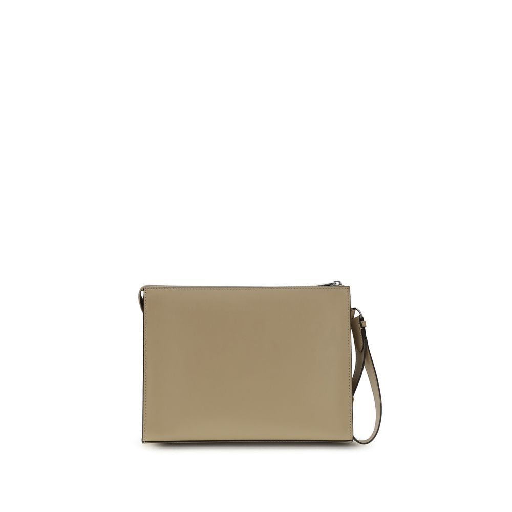 Sac à main en cuir et toile FF