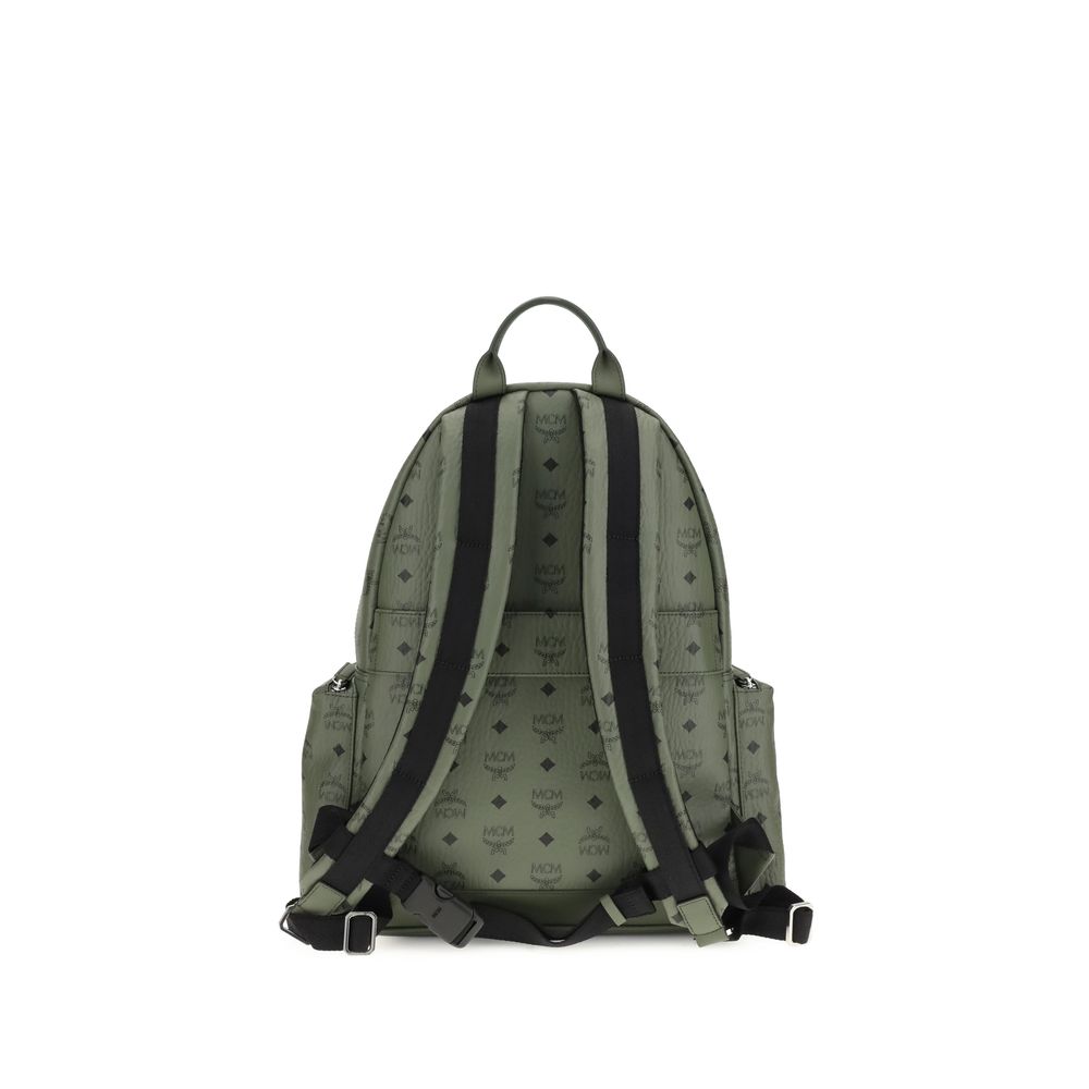 Sac à dos Stark en toile imprimée MCM