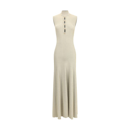 Robe longue en maille lurex Self-Portrait