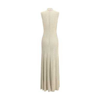 Robe longue en maille lurex Self-Portrait