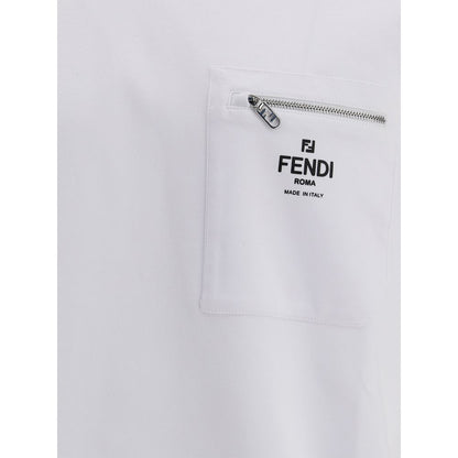 Fendi T-Shirt mit Tasche