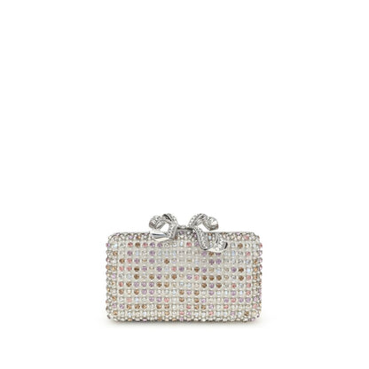 Self-Portrait Clutch mit mehreren Kristallen