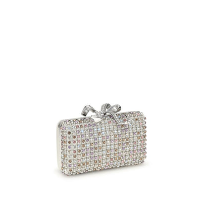 Self-Portrait Clutch mit mehreren Kristallen