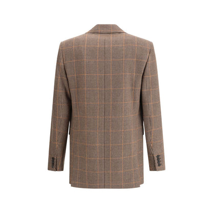 Saint Laurent Prince de Galles Wollblazer