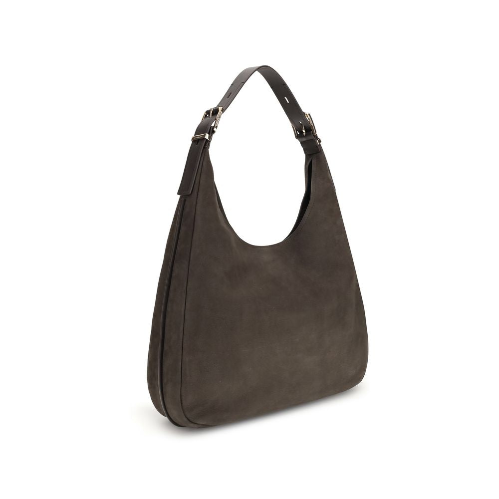Grand sac à bandoulière en nubuck Nolita