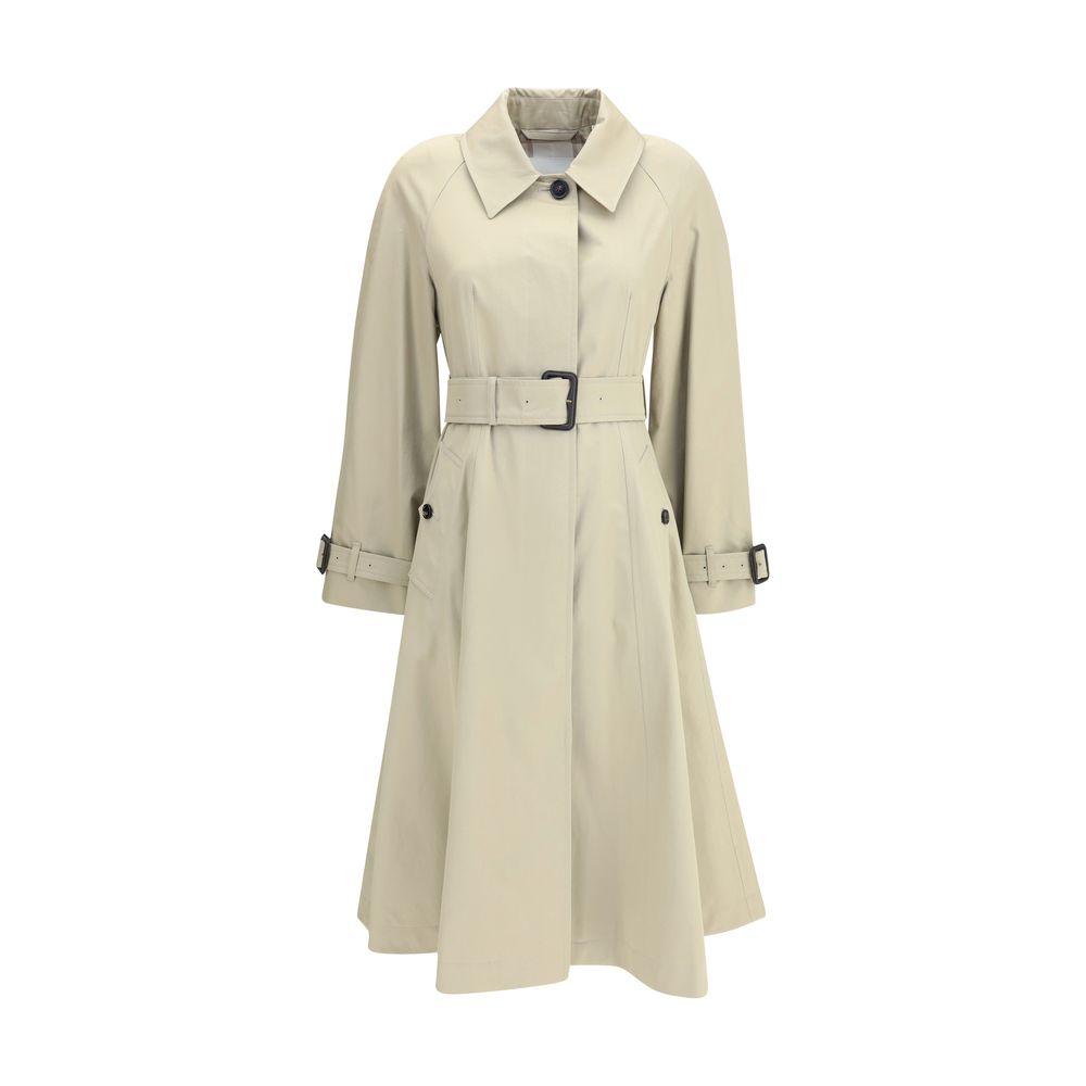 Manteau-pluie long en gabardine Ellingham à la coupe trapèze