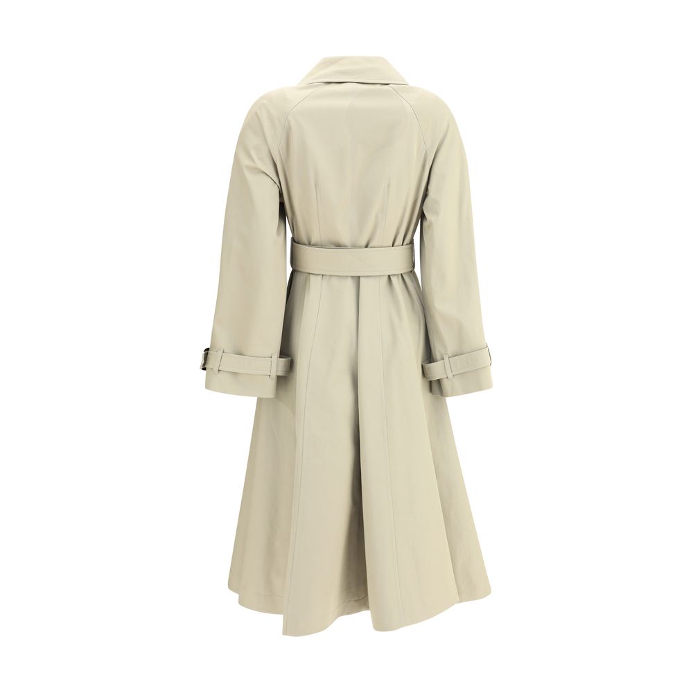 Manteau-pluie long en gabardine Ellingham à la coupe trapèze