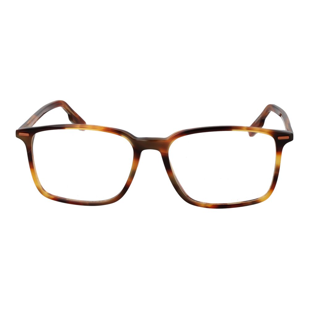 Ermenegildo Zegna Braune Unisex-Brillenfassungen