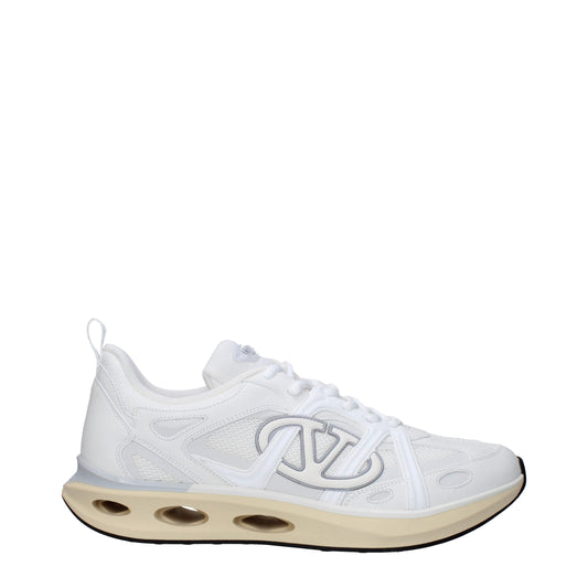 Valentino Garavani – Sportliche Sneakers aus weißem Stoff