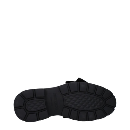 Jimmy Choo Graue Slipper aus Kunststoff zum Reinschlüpfen