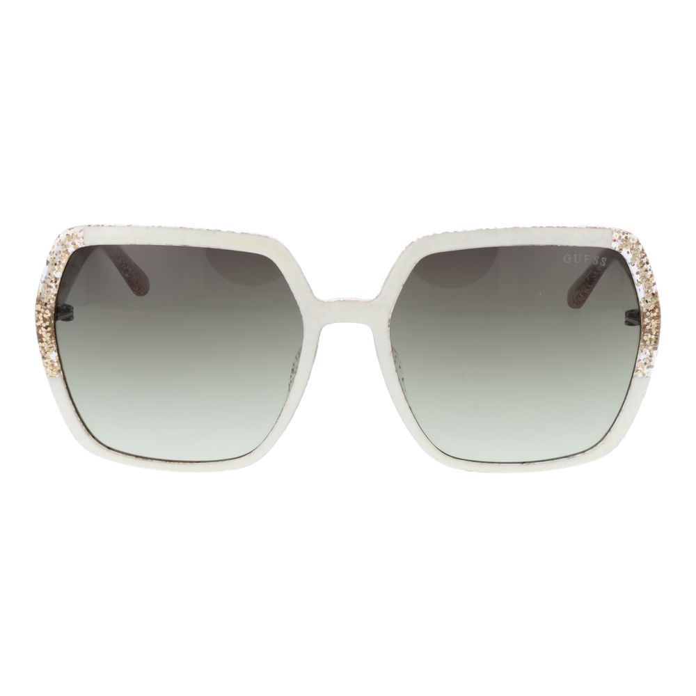 Guess Creme Damen Sonnenbrille