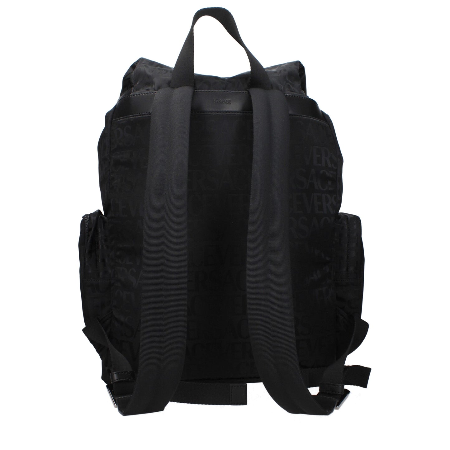 Versace Rucksäcke aus schwarzem Stoff