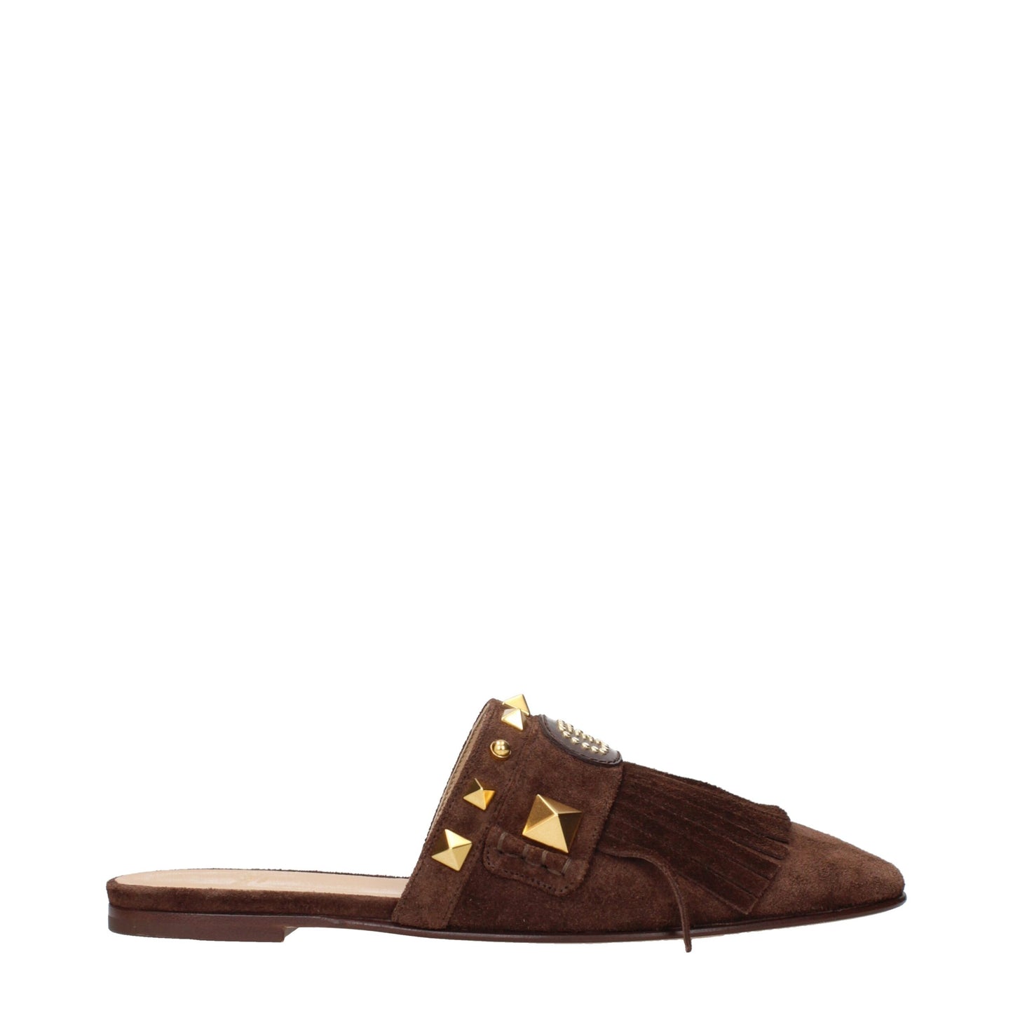 Valentino Garavani – Hausschuhe aus braunem Leder