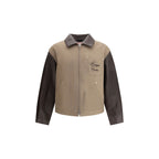Wool and leather college Jacket